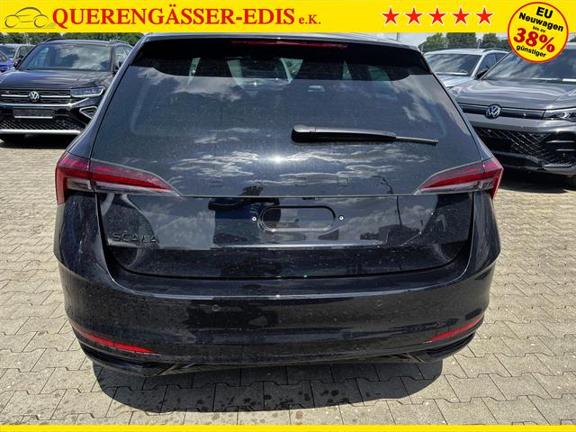 Skoda Scala Monte Carlo 1.5 TSI 150PS 6-Gang, SCHWARZ-MET, Panoramadach, 17"Alu, Climatronic, MATRIX-LED, Kessy, Verlängerte Heckscheibe, SunSet, Parksensoren vorn/hinten, Rückfahrkamera, Tempomat, Winter-Paket, Sport-M-Lederlenkrad beheizt, Virtual Cockpit, Radio 8", Smart Li 