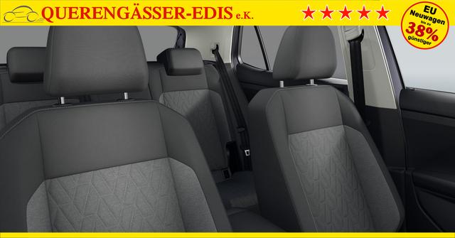 Volkswagen T-Cross LIFE 1.0 TSI 115PS DSG/AUTOMATIK, Silber-Metallic, Parksensoren v/h, Rückfahrkamera, Privacy-Glas, Sitzheizung, Climatronic, IQ LIGHT MATRIX-LED, Radio Ready2Discover+Wireless App-Connect, 17" Alu, KEYLESS, M-Lederlenkrad, Dachreling 