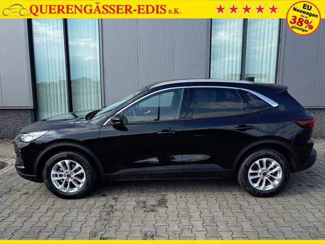 Ford Kuga Titanium 1.5 EcoBoost 186PS AUTOMATIK, Schwarz-Metallic, Winter-Paket, 5 Jahre Garantie, 17" Alu + Allwetterreifen, Navigation 13"-Display, Parksensoren vorne/hinten, Rückfahrkamera, Climatronic, Privacy-Glas, Key-Free-System, Tempomat, LED-Scheinwerfer 