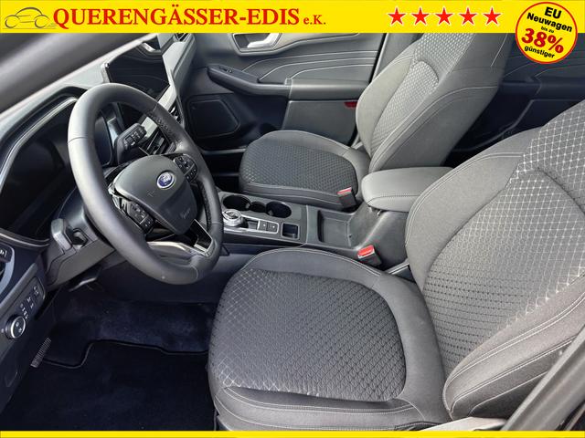 Ford Kuga Titanium 1.5 EcoBoost 186PS AUTOMATIK, Schwarz-Metallic, Winter-Paket, 5 Jahre Garantie, 17" Alu + Allwetterreifen, Navigation 13"-Display, Parksensoren vorne/hinten, Rückfahrkamera, Climatronic, Privacy-Glas, Key-Free-System, Tempomat, LED-Scheinwerfer 