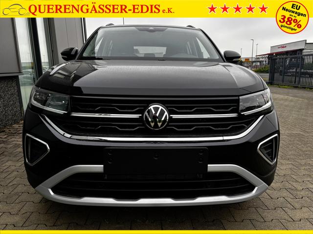Volkswagen T-Cross LIFE 1.5 TSI 150PS DSG/AUTOMATIK, Deep-Black-Metallic, Parksensoren v/h, Rückfahrkamera, Privacy-Glas, Sitzheizung, Climatronic, IQ LIGHT MATRIX-LED, Radio Ready2Discover+App-Connect, 17" Alu, KEYLESS, Lendenwirbelstütze, M-Lederlenkrad, Dachreling 