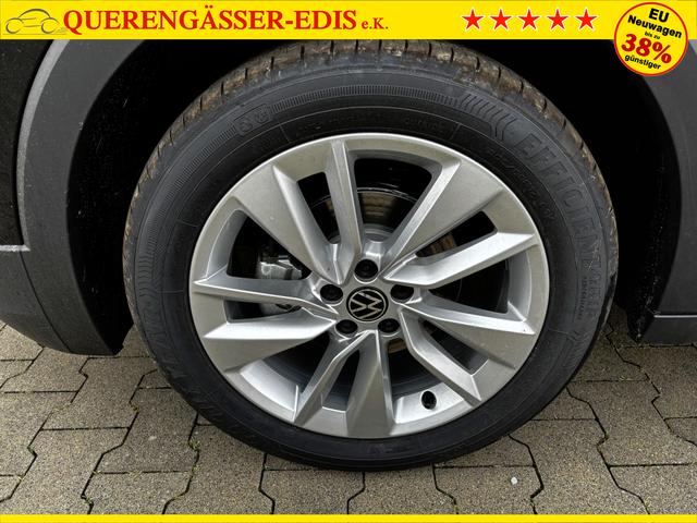 Volkswagen T-Cross LIFE 1.5 TSI 150PS DSG/AUTOMATIK, Deep-Black-Metallic, Parksensoren v/h, Rückfahrkamera, Privacy-Glas, Sitzheizung, Climatronic, IQ LIGHT MATRIX-LED, Radio Ready2Discover+App-Connect, 17" Alu, KEYLESS, Lendenwirbelstütze, M-Lederlenkrad, Dachreling 