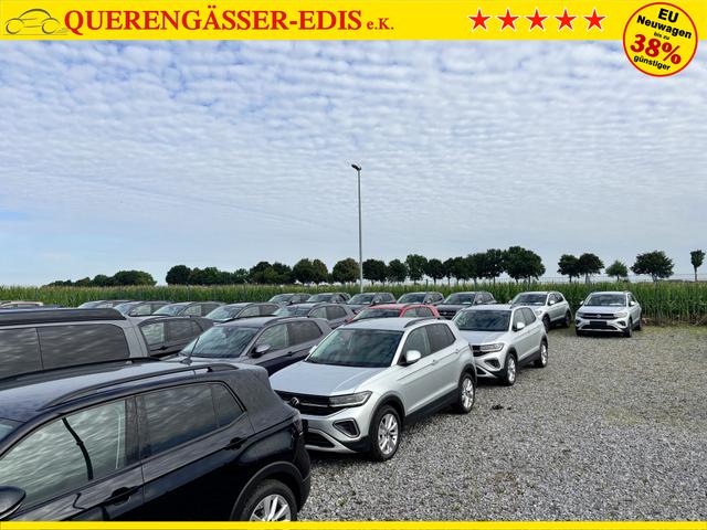 Volkswagen T-Cross LIFE 1.5 TSI 150PS DSG/AUTOMATIK, Rauch-Grau-Metallic, Parksensoren hinten, Rückfahrkamera, Privacy-Glas, Sitzheizung, Climatronic, IQ LIGHT MATRIX-LED, Radio Ready2Discover+App-Connect, 17" Alu, KEYLESS, M-Lederlenkrad, Dachreling 