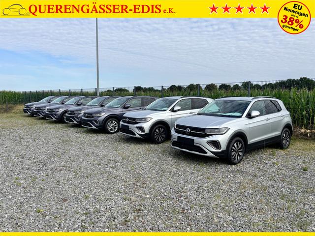 Volkswagen T-Cross LIFE 1.5 TSI 150PS DSG/AUTOMATIK, Rauch-Grau-Metallic, Parksensoren hinten, Rückfahrkamera, Privacy-Glas, Sitzheizung, Climatronic, IQ LIGHT MATRIX-LED, Radio Ready2Discover+App-Connect, 17" Alu, KEYLESS, M-Lederlenkrad, Dachreling 