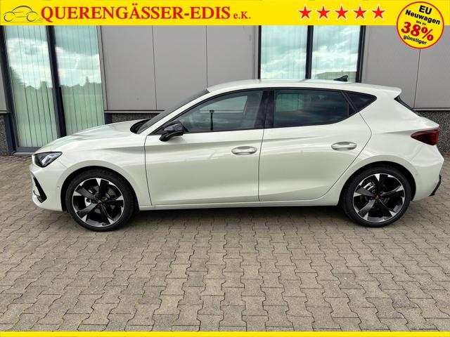 Cupra Leon Basis 1.5 TSI 150PS 6-Gang, 5 Jahre Garantie, EDGE-PAKET, WINTER-PAKET, 18" Alufelgen, Voll-LED-Scheinwerfer, 3Z-Climatronic, ACC/Tempomat, Digitales Cockpit, Full Link, Parksensoren v/h, Privacy-Glas, Multifunktions-Lederlenkrad, LED-Nebelscheinwerfer 
