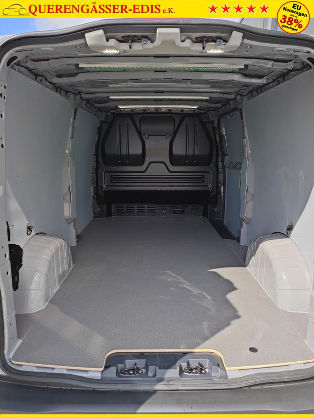 Volkswagen T7 Kastenwagen Basis 2.0 TDI 170PS AUTOMATIK LANG, Grau, HECKFLÜGELTÜREN, 2-Zonen-Klimautomatik, M-Lederlenkrad, Anhängerkupplung, Parksensoren vorn/hinten, Rückfahrkamera, Frontscheibe beheizbar, Ganzjahresreifen, Sitzpaket 46 (inkl. Sitzheizung), Reserverad, 70l Tank 