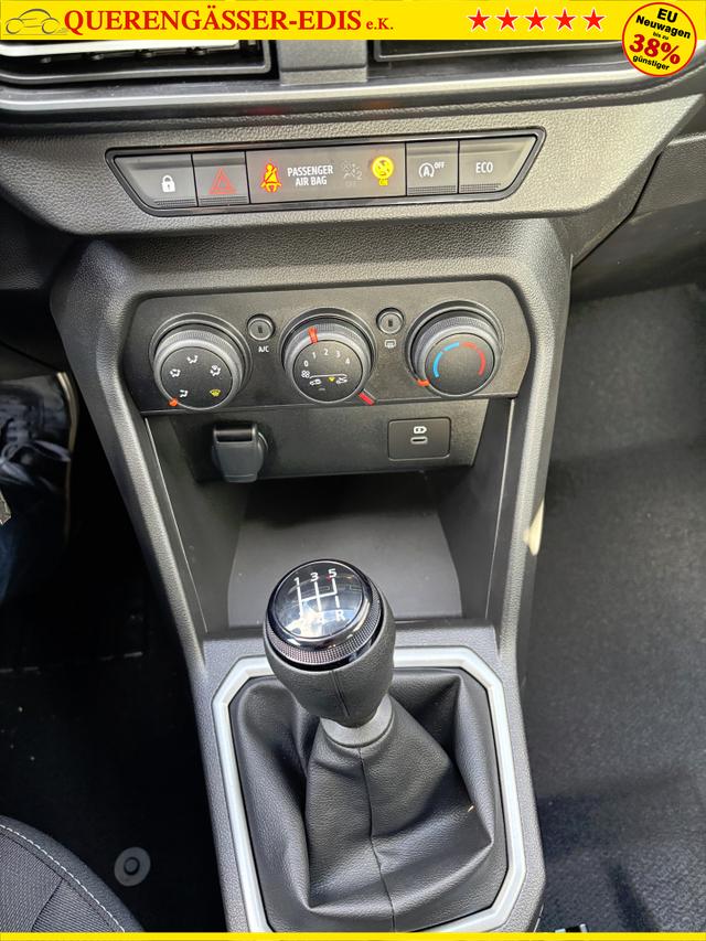 Dacia Sandero Expression 1.0 ECO-G 100 BENZIN/LPG-GASANLAGE, Weiß, Klimaanlage, Parksensoren hinten, Nebelscheinwerfer, Tempomat, Radio 8" + Smartphone-Integration, Lederlenkrad, Armlehne, Außenspiegel elektr. einstell-/beheizbar, Zentralverriegelung mit Fernbedienung 