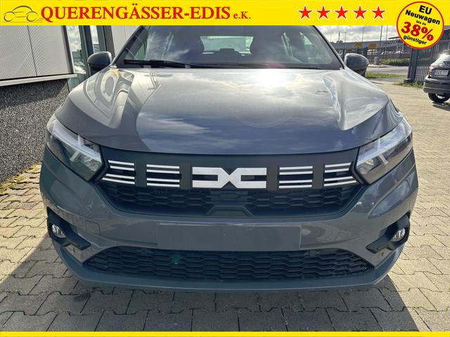 Dacia Sandero Expression 1.0 ECO-G 100 BENZIN/LPG-GASANLAGE, Weiß, Klimaanlage, Parksensoren hinten, Nebelscheinwerfer, Tempomat, Radio 8" + Smartphone-Integration, Lederlenkrad, Armlehne, Außenspiegel elektr. einstell-/beheizbar, Zentralverriegelung mit Fernbedienung 