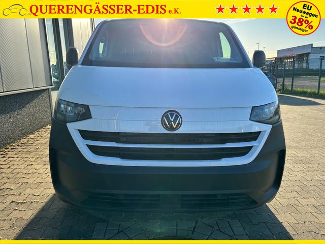 Volkswagen T7 Kastenwagen Basis 2.0 TDI 170PS AUTOMATIK LANG, Weiß, HECKFLÜGELTÜREN, 2-Zonen-Klimautomatik, M-Lederlenkrad, Anhängerkupplung, Parksensoren vorn/hinten, Rückfahrkamera, Frontscheibe beheizbar, Ganzjahresreifen, Sitzpaket 46 (inkl. Sitzheizung), Reserverad, 70l Tank 