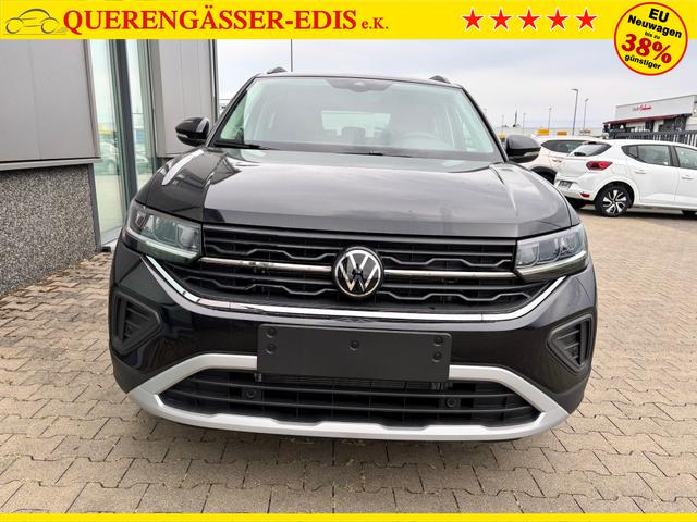 Volkswagen T-Cross Limited 1.0 TSI 115PS, 5 JAHRE GARANTIE, ANHÄNGERKUPPLUNG, NAVI 8", 17" Alu / Ganzjahresreifen, Climatronic, Sitzheizung, Parksensoren vo/hi + Kamera, Keyless, Privacy-Glas, Deep-Black Perleffekt, Dachreling, Sicht-Paket, Lendenwirbelstützen vorn 