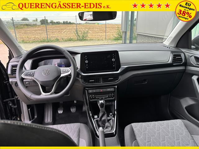 Volkswagen T-Cross Limited 1.0 TSI 115PS, 5 JAHRE GARANTIE, ANHÄNGERKUPPLUNG, NAVI 8", 17" Alu / Ganzjahresreifen, Climatronic, Sitzheizung, Parksensoren vo/hi + Kamera, Keyless, Privacy-Glas, Deep-Black Perleffekt, Dachreling, Sicht-Paket, Lendenwirbelstützen vorn 