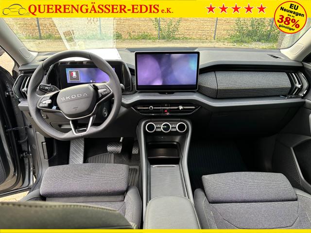 Skoda Kodiaq Selection 1.5 TSI mHEV 150PS DSG, 3J. Garantie, STANDHEIZUNG, 19" Alu, MATRIX-LED, NAVI 13", Alarm, Anhängerkupplung, Elektr. Heckklappe, ACC, 3Z-Climatronic, KESSY, Sitzheizung, Parksensoren v/h, Kamera, Fahrersitz elektr/Memory, Lederlenkrad beheizt, Virtual Coc 