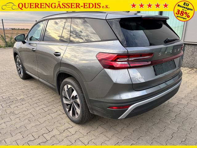 Skoda Kodiaq Selection 1.5 TSI mHEV 150PS DSG, 3J. Garantie, STANDHEIZUNG, 19" Alu, MATRIX-LED, NAVI 13", Alarm, Anhängerkupplung, Elektr. Heckklappe, ACC, 3Z-Climatronic, KESSY, Sitzheizung, Parksensoren v/h, Kamera, Fahrersitz elektr/Memory, Lederlenkrad beheizt, Virtual Coc 
