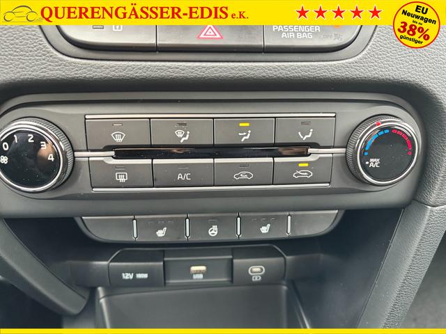 Kia Ceed Sportswagon Spin 1.5 T-GDI 140PS 6-Gang, Weiß, 16" Alufelgen, Klimaanlage, Winter-Paket, Navigationssystem 10,25", Parksensoren hinten, Rückfahrkamera, Tempomat, Dachreling, Beheiztes Lederlenkrad, ZV mit Fernbedienung, Reserve-Notrad 