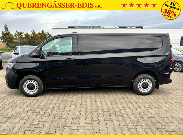 Volkswagen T7 Kastenwagen Basis 2.0 TDI 170PS AUTOMATIK LANG, Schwarz, HECKFLÜGELTÜREN, 2-Zonen-Klimautomatik, M-Lederlenkrad, Anhängerkupplung, Parksensoren vorn/hinten, Rückfahrkamera, Frontscheibe beheizbar, Ganzjahresreifen, Sitzpaket 46 (inkl. Sitzheizung), Reserverad, 70l Tank 