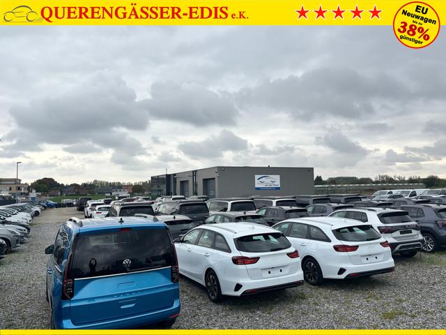 Volkswagen T7 Kastenwagen Basis 2.0 TDI 150PS, Weiß, 2-Zonen-Klimautomatik, M-Lederlenkrad, Anhängerkupplung, Parksensoren vorn/hinten, Rückfahrkamera, Frontscheibe beheizbar, Ganzjahresreifen, Sitzpaket 46 (inkl. Sitzheizung), Reserverad, 70l Tank, Laderaumpaket 