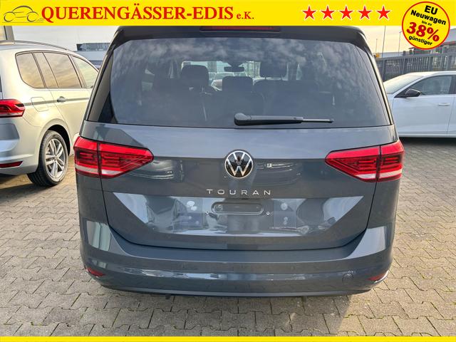 Volkswagen Touran Limited 1.5 TSI 150 PS, 17" Alu, GRAU-Metallic, Winter-Paket, Elektr. Heckklappe, Keyless, Alarm, LED-Scheinwerfer IQ-Light, Travel Assist, Parksensoren vo/hi, Rückfahrkamera, ACC, M-Lederlenkrad, Digital Cockpit, 3-Zonen-Climatronic, Radio Ready2Discover 8" 