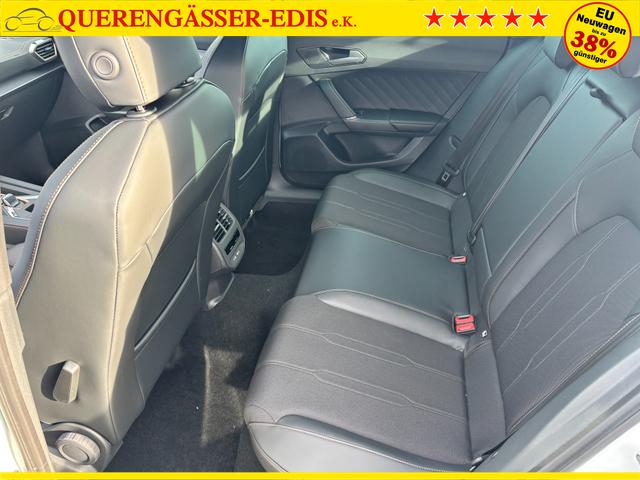 Cupra Leon Basis 1.5 TSI 150PS 6-Gang, 5 Jahre Garantie, EDGE-PAKET, WINTER-PAKET, 18" Alufelgen, Voll-LED-Scheinwerfer, 3Z-Climatronic, ACC/Tempomat, Digitales Cockpit, Full Link, Parksensoren v/h, Privacy-Glas, Multifunktions-Lederlenkrad, LED-Nebelscheinwerfer 