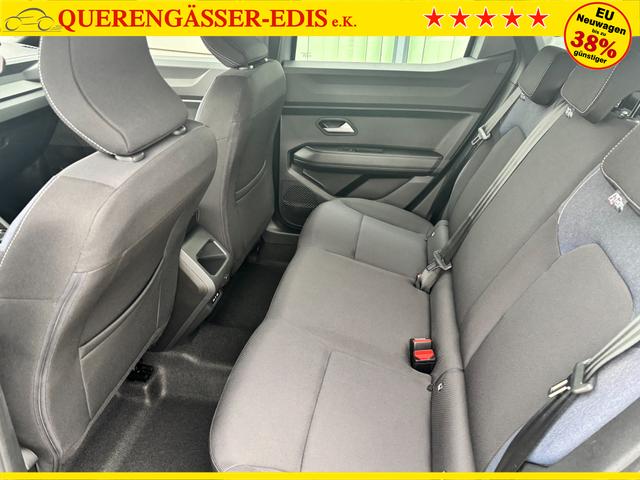 Dacia Duster Expression 1.6 HYBRID 140 AUTOMATIK (Benzin/Elektro), 17" Alufelgen "TERGAN", Klimaanlage, Rückfahrkamera, Parksensoren hinten, LED-Scheinwerfer, Radio Media 10" + Smartphone-Spiegelung, Armlehne, Dachreling, Tempomat, Verkehrszeichenerkennung, Spurassistent 