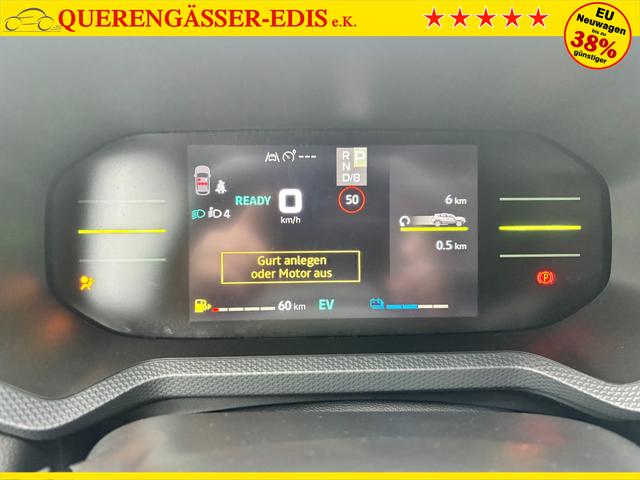 Dacia Duster Expression 1.6 HYBRID 140 AUTOMATIK (Benzin/Elektro), 17" Alufelgen "TERGAN", Klimaanlage, Rückfahrkamera, Parksensoren hinten, LED-Scheinwerfer, Radio Media 10" + Smartphone-Spiegelung, Armlehne, Dachreling, Tempomat, Verkehrszeichenerkennung, Spurassistent 