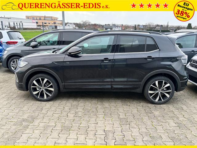 Volkswagen T-Cross R-Line Limited 1.0 TSI 115PS DSG, 5 JAHRE GARANTIE, CLIMATRONIC, SITZHEIZUNG, Schwarz-Metallic, 18" Alu, MATRIX-LED, Adaptiver Tempomat ACC, Parksensoren, Rückfahrkamera, Keyless, Abgedunkelte Scheiben, Radio "Ready2Discover" + App-Connect, M-Lederlenkrad, Side Assist 