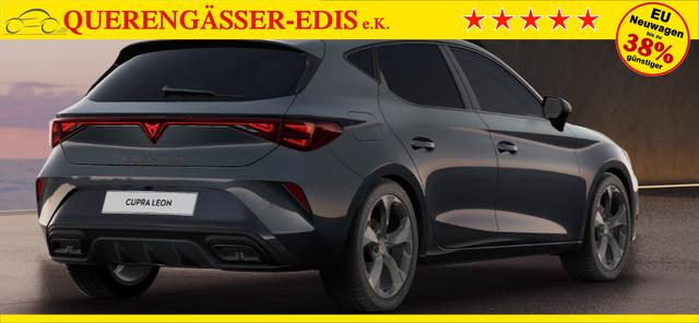Cupra Leon Basis 1.5 TSI 150PS 6-Gang, 5 Jahre Garantie, EDGE-PAKET, WINTER-PAKET, 18" Alufelgen, Voll-LED-Scheinwerfer, 3Z-Climatronic, ACC/Tempomat, Digitales Cockpit, Full Link, Parksensoren v/h, Privacy-Glas, Multifunktions-Lederlenkrad, LED-Nebelscheinwerfer 