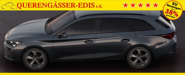 Cupra Leon Sportstourer Basis 1.5 TSI 150PS 6-Gang, 5 Jahre Garantie, AHK SCHWENKBAR, EDGE-PAKET, WINTER-PAKET, Elektr. Heckklappe, Dachreling, 18" Alu, Voll-LED-Scheinwerfer, 3Z-Climatronic, ACC/Tempomat, Digitales Cockpit, Full Link, Parksensoren v/h, Privacy-Glas, M-Lederlenkrad 