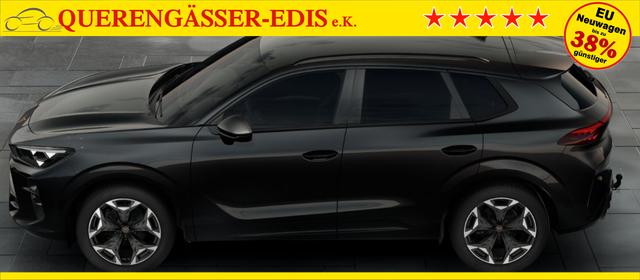 Cupra Terramar Basis 1.5 e-TSI 150PS DSG, 5 Jahre Garantie, SCHWARZ-MET, AHK SCHWENKBAR, 19" Alu, NAVIGATION 19"; MATRIX-LED, KESSY, Alarm, Interieur Moon-Light, Elektr. Heckklappe, ACC, Climatronic, Parksensoren vorn/hinten, TOP-VIEW-Kamera, Intelligent-Drive-Paket, HEAD-UP 