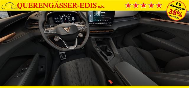 Cupra Terramar Basis 1.5 e-TSI 150PS DSG, 5 Jahre Garantie, SCHWARZ-MET, AHK SCHWENKBAR, 19" Alu, NAVIGATION 19"; MATRIX-LED, KESSY, Alarm, Interieur Moon-Light, Elektr. Heckklappe, ACC, Climatronic, Parksensoren vorn/hinten, TOP-VIEW-Kamera, Intelligent-Drive-Paket, HEAD-UP 