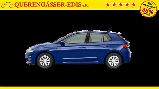 Skoda Fabia Extra 1.0 80PS, 5 Jahre Garantie, Energy-Blau, Klimaanlage, Parksensoren hinten, Infotainment 8", Virtual Cockpit, LED-Scheinwerfer, Nebelscheinwerfer, Wireless SmartLink (Navi-Funktion &uuml;ber Smartphone), Armlehne vorn, Fu&szlig;matten 