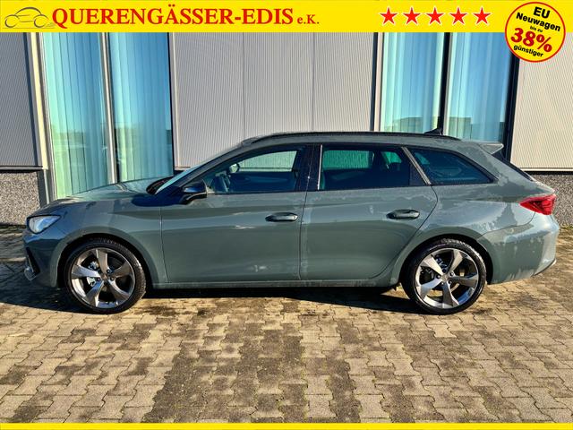 Cupra Leon Sportstourer Basis 1.5 TSI 150PS 6-Gang, 5 Jahre Garantie, AHK SCHWENKBAR, EDGE-PAKET, WINTER-PAKET, Elektr. Heckklappe, Dachreling, 18" Alu, Voll-LED-Scheinwerfer, 3Z-Climatronic, ACC/Tempomat, Digitales Cockpit, Full Link, Parksensoren v/h, Privacy-Glas, M-Lederlenkrad 