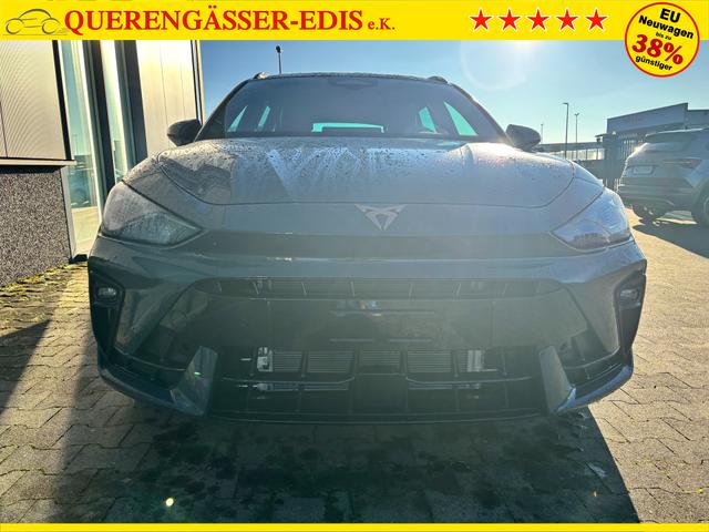 Cupra Leon Sportstourer Basis 1.5 TSI 150PS 6-Gang, 5 Jahre Garantie, AHK SCHWENKBAR, EDGE-PAKET, WINTER-PAKET, Elektr. Heckklappe, Dachreling, 18" Alu, Voll-LED-Scheinwerfer, 3Z-Climatronic, ACC/Tempomat, Digitales Cockpit, Full Link, Parksensoren v/h, Privacy-Glas, M-Lederlenkrad 