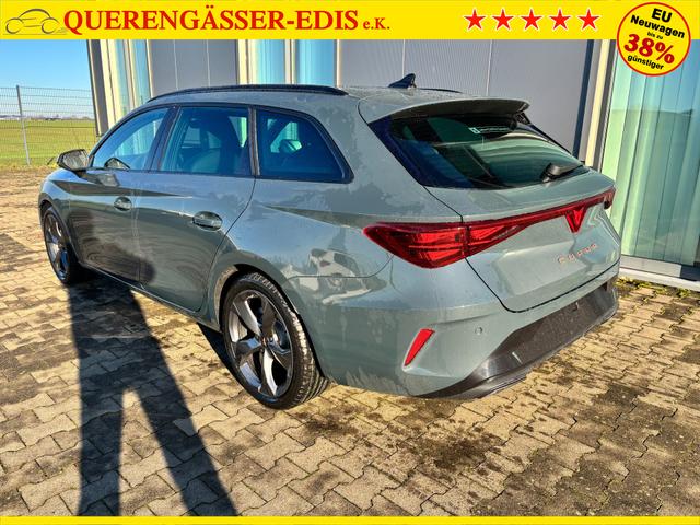 Cupra Leon Sportstourer Basis 1.5 TSI 150PS 6-Gang, 5 Jahre Garantie, AHK SCHWENKBAR, EDGE-PAKET, WINTER-PAKET, Elektr. Heckklappe, Dachreling, 18" Alu, Voll-LED-Scheinwerfer, 3Z-Climatronic, ACC/Tempomat, Digitales Cockpit, Full Link, Parksensoren v/h, Privacy-Glas, M-Lederlenkrad 