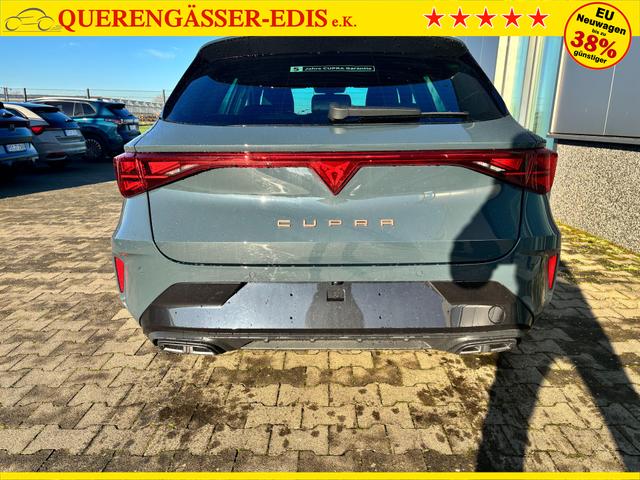 Cupra Leon Sportstourer Basis 1.5 TSI 150PS 6-Gang, 5 Jahre Garantie, AHK SCHWENKBAR, EDGE-PAKET, WINTER-PAKET, Elektr. Heckklappe, Dachreling, 18" Alu, Voll-LED-Scheinwerfer, 3Z-Climatronic, ACC/Tempomat, Digitales Cockpit, Full Link, Parksensoren v/h, Privacy-Glas, M-Lederlenkrad 