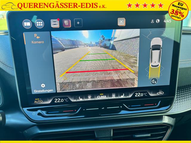 Cupra Leon Sportstourer Basis 1.5 TSI 150PS 6-Gang, 5 Jahre Garantie, AHK SCHWENKBAR, EDGE-PAKET, WINTER-PAKET, Elektr. Heckklappe, Dachreling, 18" Alu, Voll-LED-Scheinwerfer, 3Z-Climatronic, ACC/Tempomat, Digitales Cockpit, Full Link, Parksensoren v/h, Privacy-Glas, M-Lederlenkrad 