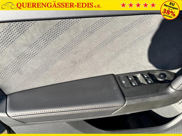 Cupra Leon Sportstourer Basis 1.5 TSI 150PS 6-Gang, 5J Garantie, SCHWARZ-METALLIC, MATRIX-LED, AHK SCHWENKBAR, EDGE-PAKET, DYNAMIC-DESIGN, Elektr. Heckklappe, Dachreling, 18" Alu, Voll-LED-Scheinwerfer, 3Z-Climatronic, ACC/Tempomat, Full Link, Parksensoren v/h, Privacy-Glas 