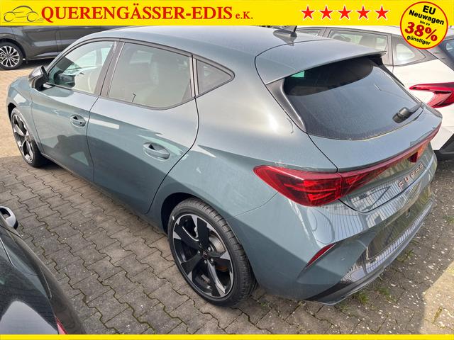 Cupra Leon Basis 1.5 TSI 150PS 6-Gang, 5 Jahre Garantie, AHK SCHWENKBAR, MATRIX-LED, EDGE-PAKET, WINTER-PAKET, 18" Alufelgen, Voll-LED-Scheinwerfer, 3Z-Climatronic, ACC/Tempomat, Digitales Cockpit, Full Link, Parksensoren v/h, Privacy-Glas, M-Lederlenkrad 