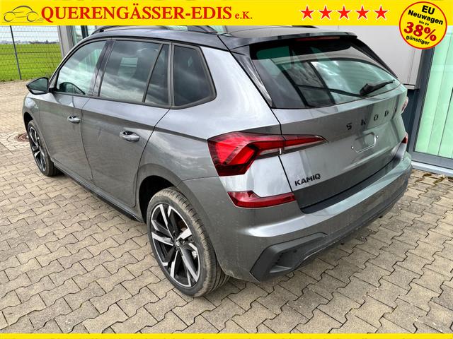 Skoda Kamiq Monte Carlo 1.0 TSI 115PS DSG, GRAU-MET/Dach schwarz, 18" ALU, AHK-VORBEREITUNG, Panoramadach, Matrix-LED, Parksensoren v/h, Kamera, Tempomat, Virtual Cockpit (8"!!), Kessy, Winter-Paket, Climatronic, Radio 8", SmartLink, NSW, Sport-M-Lederlenkrad beheizt, Dachreling 