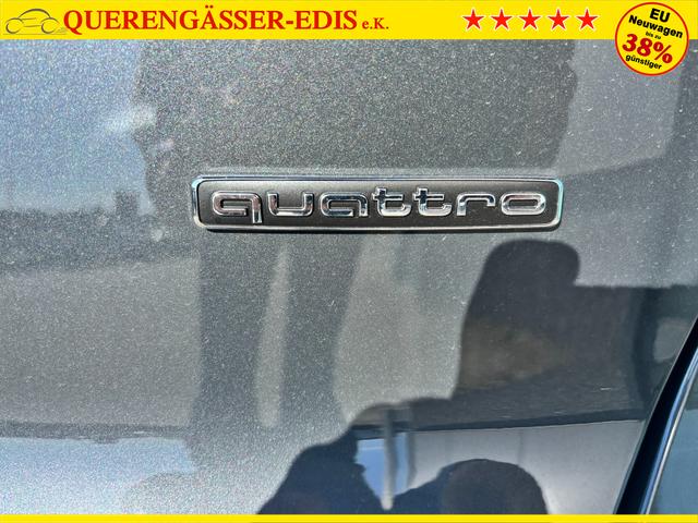Audi Q3 Basis 2.0 TFSI quattro (Allrad) 204PS S-Tronic (Automatik), TECHPAKET PRO, Grau-Metallic, DIGITALE MATRIX-LED, Sportsitze, Elektr. Heckklappe, MMI Navigation plus, Sitzheizung, Klimaautomatik, ParkAssist Parksensoren, Privacy-Glas 
