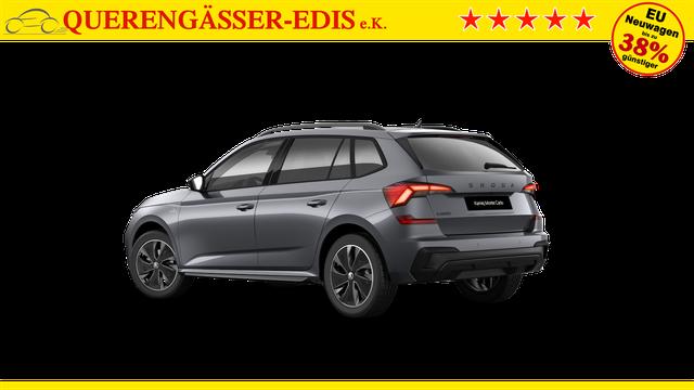 Skoda Kamiq Monte Carlo 1.5 TSI 150PS DSG (AUTOMATIK), Grau-Met, PANORAMDACH, MATRIX-LED, SITZHEIZUNG, Sport-M-Lederlenkrad beheizt, SunSet, 2Z-Climatronic, Parksensoren vorn/hinten, R&uuml;ckfahrkamera, Kessy, Radio 8,25"+SmartLink, Virtual Cockpit, 17" Alu, Tempomat 