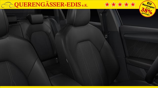 Cupra Leon Sportstourer Basis 1.5 eTSI 150PS DSG (AUTOMATIK), Fjord-Blau, ANH&Auml;NGERKUPPLUNG, ELEKTR. HECKKLAPPE, KESSY, ALARM, R&Uuml;CKFAHRKAMERA, 18" Alu, Sitzheizung, M-Lederlenkrad beheizt, Parksensoren vorne und hinten, Adaptiver Tempomat, 3-Zonen-Climatronic, Radio 12,9" + Full Link 
