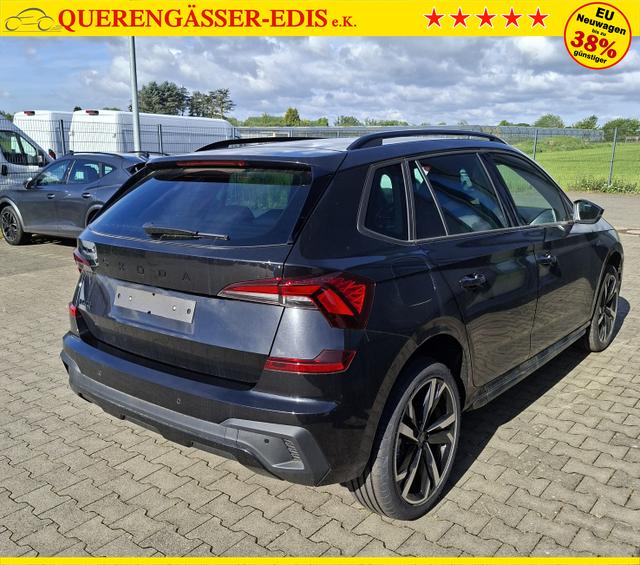Skoda Kamiq Monte Carlo 1.5 TSI 150PS DSG, 5J GARANTIE, Schwarz-Perleffekt, 18" ALU, AHK SCHWENKBAR, Panoramadach, Matrix-LED, Parksensoren v/h, Kamera, Tempomat, Virtual Cockpit (8"!!), Kessy, Winter-Paket, Climatronic, Radio 8", SmartLink, NSW, Sport-M-Lederlenkrad beheizt 