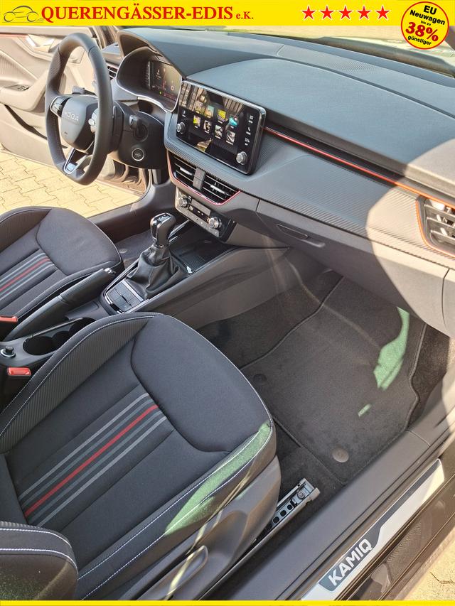Skoda Kamiq Monte Carlo 1.5 TSI 150PS DSG, 5J GARANTIE, Schwarz-Perleffekt, 18" ALU, AHK SCHWENKBAR, Panoramadach, Matrix-LED, Parksensoren v/h, Kamera, Tempomat, Virtual Cockpit (8"!!), Kessy, Winter-Paket, Climatronic, Radio 8", SmartLink, NSW, Sport-M-Lederlenkrad beheizt 