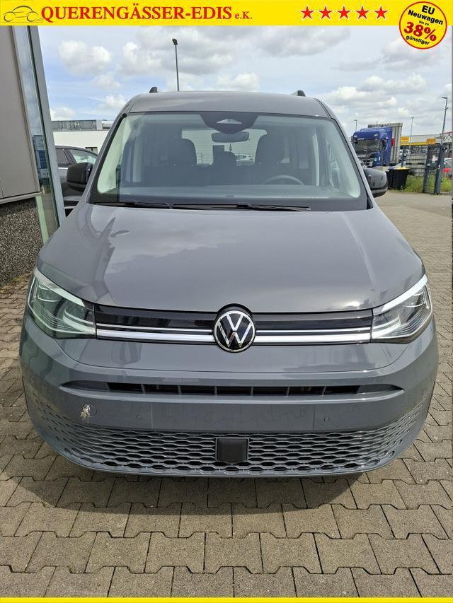 Volkswagen Caddy Style 1.5 TSI 115PS DSG/AUTOMATIK, PURE-GREY, 17" Alu/Ganzjahresreifen, Winterpaket, ACC-Tempomat, Toter-Winkel, ParkAssist, Parksensoren vo/hi, R&uuml;ckfahrkamera, Radio Ready2Discover 10" + Wireless AppConnect, Climatronic, Abgedunkelte Scheiben, M-Lederlenkrad 