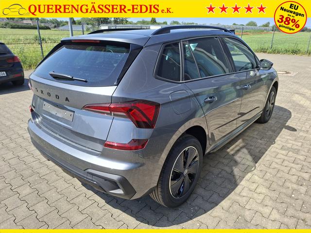 Skoda Kamiq Monte Carlo 1.5 TSI 150PS DSG (AUTOMATIK), Grau-Met, PANORAMDACH, MATRIX-LED, SITZHEIZUNG, Sport-M-Lederlenkrad beheizt, SunSet, 2Z-Climatronic, Parksensoren vorn/hinten, R&uuml;ckfahrkamera, Kessy, Radio 8,25"+SmartLink, Virtual Cockpit, 17" Alu, Tempomat 