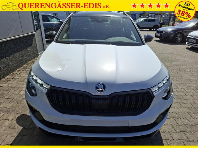 Skoda Kamiq Monte Carlo 1.5 TSI 150PS DSG (AUTOMATIK), MOON-WHITE PERLEFFEKT, PANORAMDACH, MATRIX-LED, SITZHEIZUNG, Sport-M-Lederlenkrad beheizt, SunSet, 2Z-Climatronic, Parksensoren vorn/hinten, R&uuml;ckfahrkamera, Kessy, Radio 8,25"+SmartLink, Virtual Cockpit, 17" Alu, Tempomat 