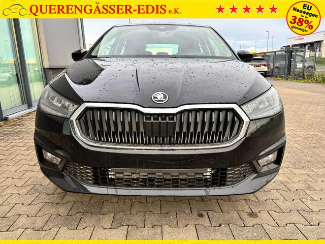 Skoda Fabia Extra Plus 1.0 TSI 116PS DSG (AUTOMATIK), 5J Garantie, BLACK-MAGIC METALLIC, CLIMATRONIC, BEHEIZTE FRONTSCHEIBE, SITZHEIZUNG, M-Lederlenkrad BEHEIZT, 15" ALU, Parksensoren hinten, R&uuml;ckfahrkamera, Infotainment 8", Virtual Cockpit, Tempomat, NSW, Wireless SmartLink 