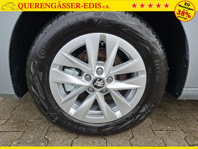 Skoda Fabia Extra Plus 1.0 TSI 116PS, 5 Jahre Garantie, SMOKEY-SILBER METALLIC, CLIMATRONIC, BEHEIZTE FRONTSCHEIBE, SITZHEIZUNG, M-Lederlenkrad BEHEIZT, 15" ALU, Parksensoren hinten, R&uuml;ckfahrkamera, Infotainment 8", Virtual Cockpit, Tempomat, NSW, Wireless SmartLink 