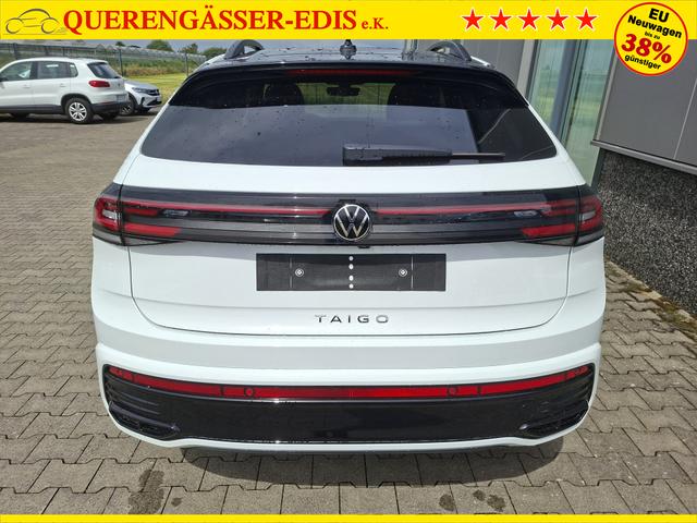 Volkswagen Taigo R-Line Limited 1.0 TSI 115PS DSG/AUTOMATIK, PURE-WHITE/DACH SCHWARZ, DESIGN-PACK BLACK, CLIMATRONIC, SITZHEIZUNG, 18" Alu, LED-MATRIX IQ LIGHT, Keyless, Sicht-Paket, R&uuml;ckfahrkamera, Parksensoren vo/hi, Abgedunkelte Scheiben, Radio Ready2Discover/App-Connect, Sportsitze 