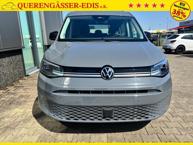Volkswagen Caddy Maxi Style BEHINDERTENUMBAU (HECKAUSSCHNITT) 1.5 TSI 115PS DSG/AUTOMATIK, PURE-GREY, 17" Alu/Ganzjahresreifen, Winterpaket, ACC-Tempomat, Toter-Winkel, ParkAssist, Parksensoren vo/hi, R&uuml;ckfahrkamera, Radio Ready2Discover 10" + Wireless AppConnect, Climatronic 